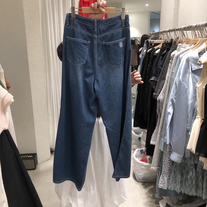 SSEMIENNE韓國代購女裝新款時尚休閑職業人氣推薦牛仔褲纖維SSENIQUE/SSEMIENNE牛仔褲