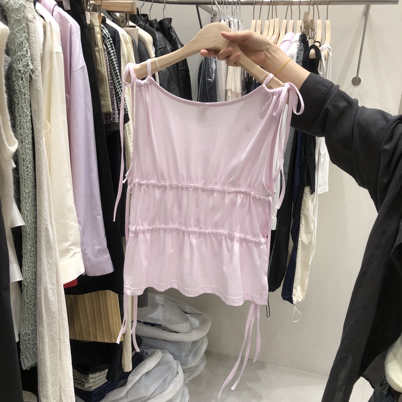 FRE韓國東大門代購女裝新品推薦休閑職業時尚26春夏吊帶背心FRE SEOUL吊帶/背心