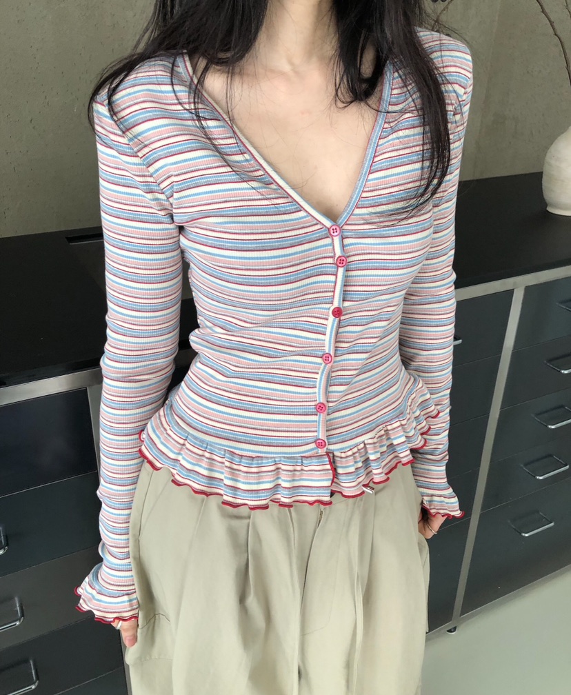 MELTED-P東大門代購女裝新品真品時尚休閑推薦26春夏長袖T恤MELTED-P長袖T恤