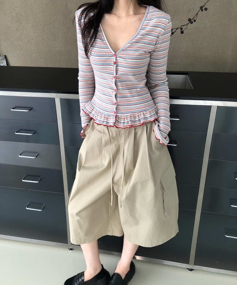 MELTED-P東大門代購女裝新品真品時尚休閑推薦26春夏長袖T恤MELTED-P長袖T恤