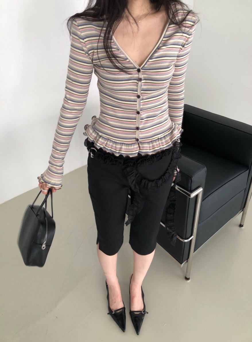 MELTED-P東大門代購女裝新品真品時尚休閑推薦26春夏長袖T恤MELTED-P長袖T恤