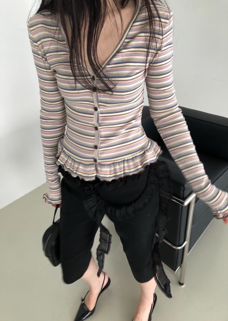 MELTED-P東大門代購女裝新品真品時尚休閑推薦26春夏長袖T恤MELTED-P長袖T恤