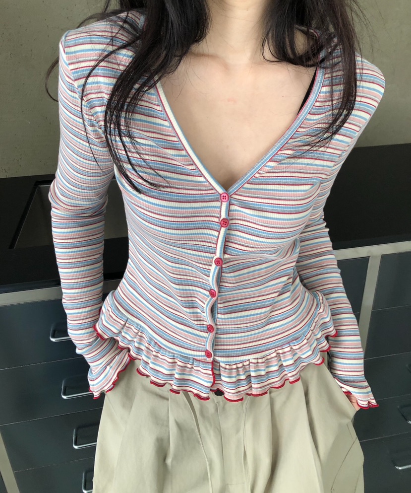 MELTED-P東大門代購女裝新品真品時尚休閑推薦26春夏長袖T恤MELTED-P長袖T恤圖色2