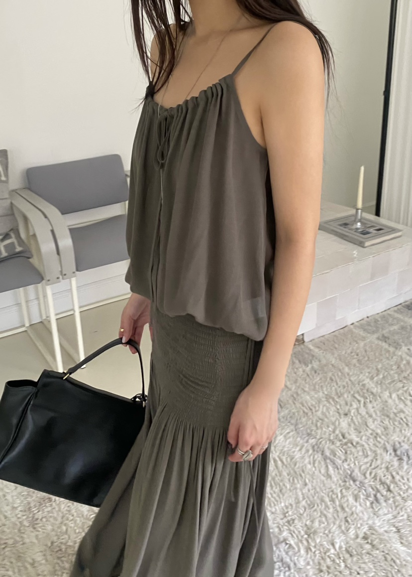 OUPPT東大門直郵女士新品職業推薦人氣26春夏休閑吊帶背心OUPPT吊帶/背心