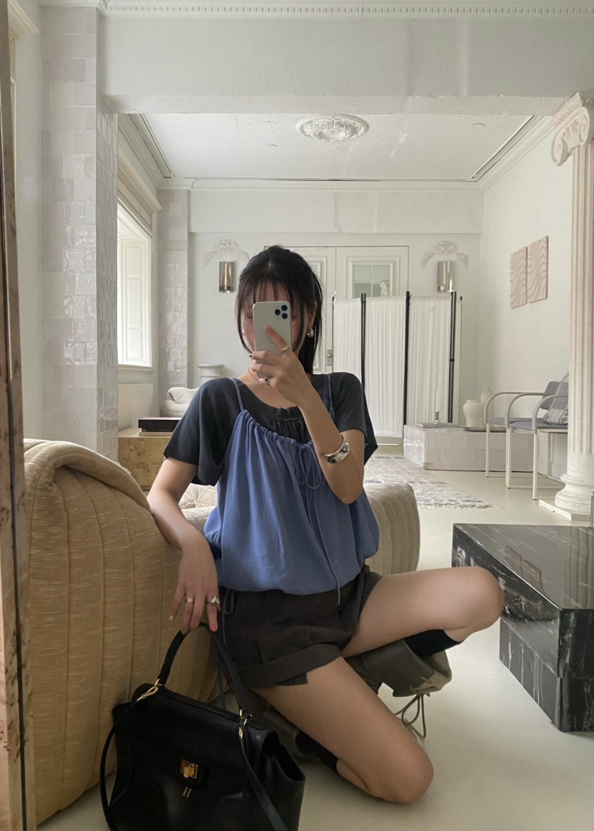 OUPPT東大門直郵女士新品職業推薦人氣26春夏休閑吊帶背心OUPPT吊帶/背心