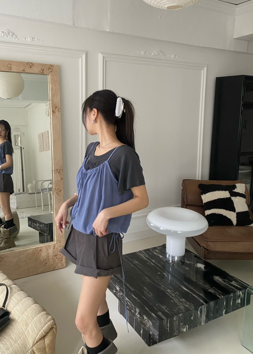 OUPPT東大門直郵女士新品職業推薦人氣26春夏休閑吊帶背心OUPPT吊帶/背心