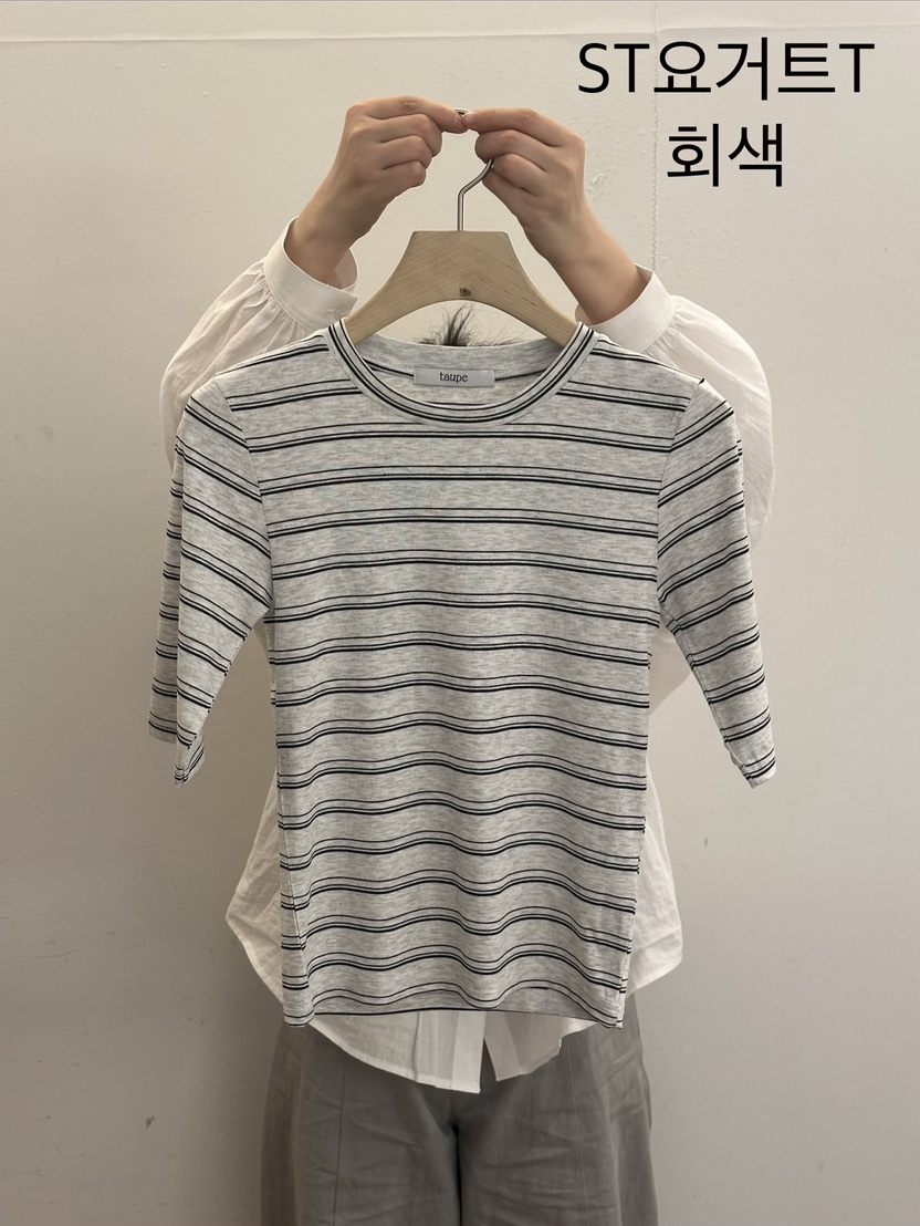 TAUPE韓國直郵女士新品熱賣職業人氣26春夏時尚真品推薦T恤TAUPET恤圖色1