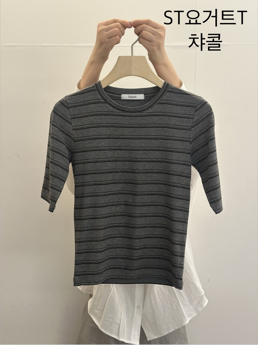 TAUPE韓國直郵女士新品熱賣職業人氣26春夏時尚真品推薦T恤TAUPET恤圖色3