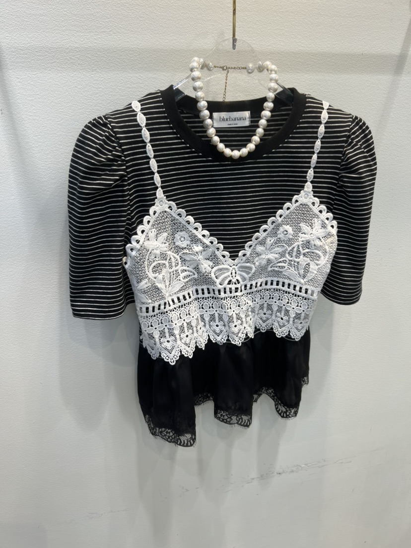 BLUE BANANA東大門實拍女士新款職業人氣26春夏時尚休閑T恤BLUE BANANAT恤圖色1