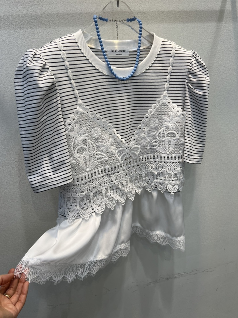 BLUE BANANA東大門實拍女士新款職業人氣26春夏時尚休閑T恤BLUE BANANAT恤圖色2