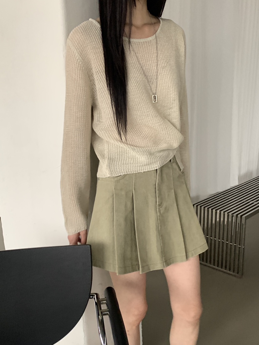 MUSE-P東大門直郵女士新品人氣推薦熱賣時尚職業休閑針織衫MUSE-P針織衫圖色2