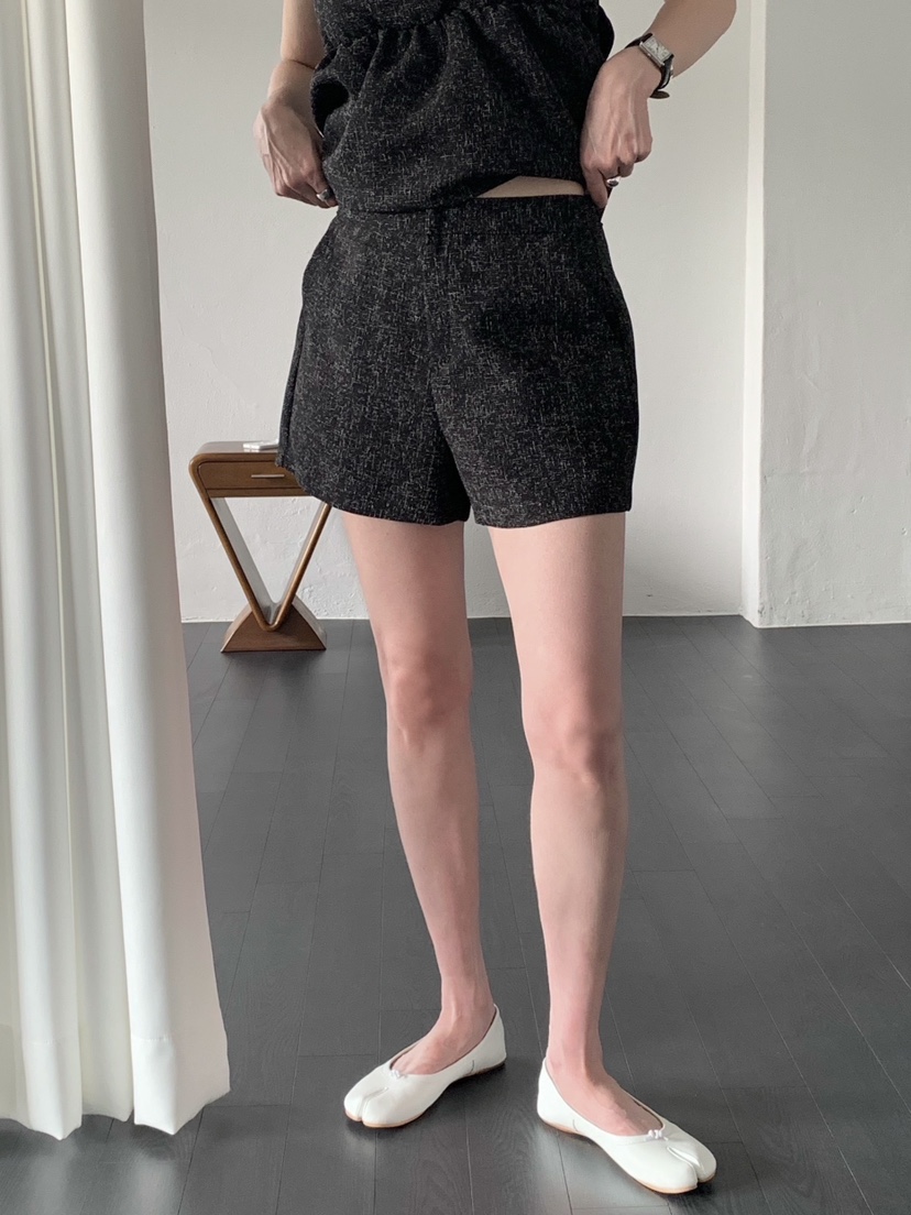 ARBOL東大門直郵女裝新品休閑時尚人氣職業熱賣短褲粗花呢ARBOL短褲圖色2