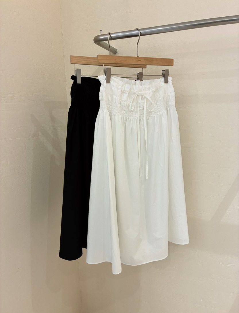 MUSE-P東大門實拍女裝新款26春夏休閑熱賣半身裙中短裙褶皺MUSE-P半身裙/中短裙