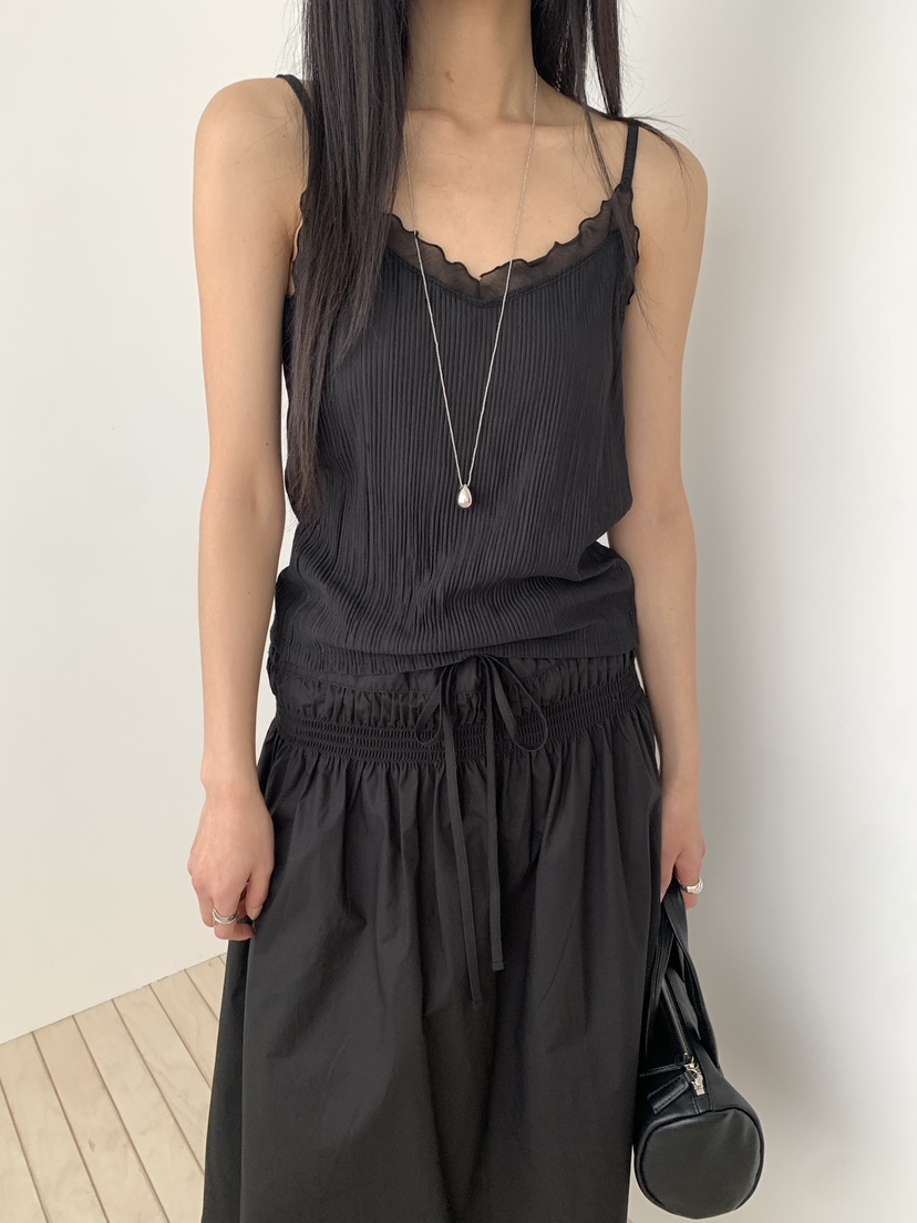 MUSE-P東大門實拍女裝新款26春夏休閑熱賣半身裙中短裙褶皺MUSE-P半身裙/中短裙