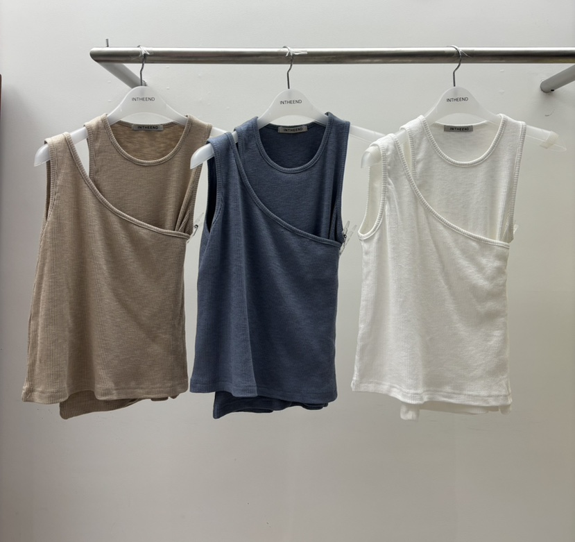 INTHEEND東大門代購女士新品時尚人氣26春夏熱賣吊帶背心INTHEEND吊帶/背心