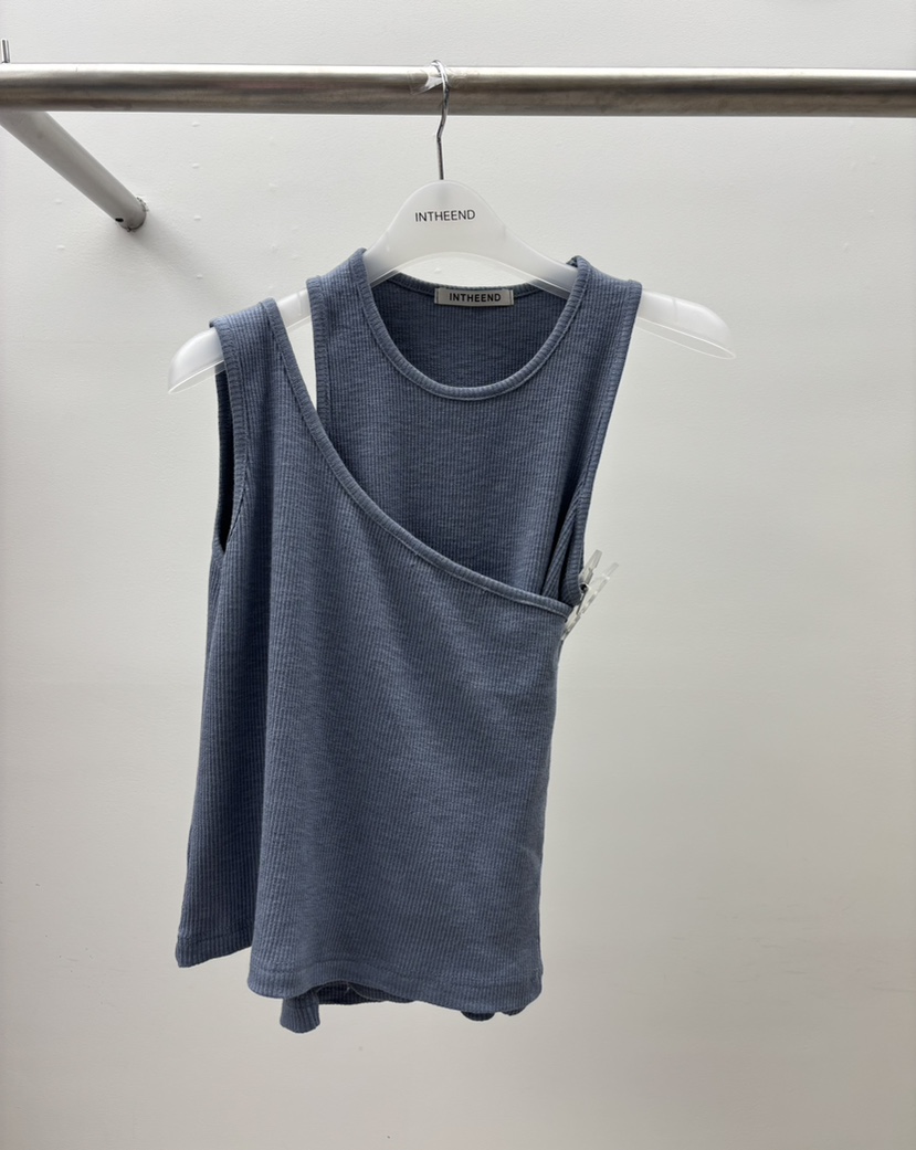 INTHEEND東大門代購女士新品時尚人氣26春夏熱賣吊帶背心INTHEEND吊帶/背心圖色1