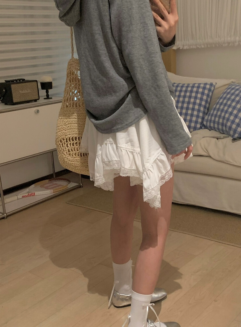 OLA韓國直郵女裝新品推薦26春夏職業熱賣休閑人氣真品短裙mellor/OLA短裙