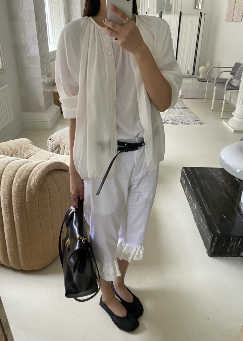 OUPPT韓國直郵女裝新品職業時尚真品推薦人氣休閑襯衫蕾絲衫OUPPT襯衫/蕾絲衫