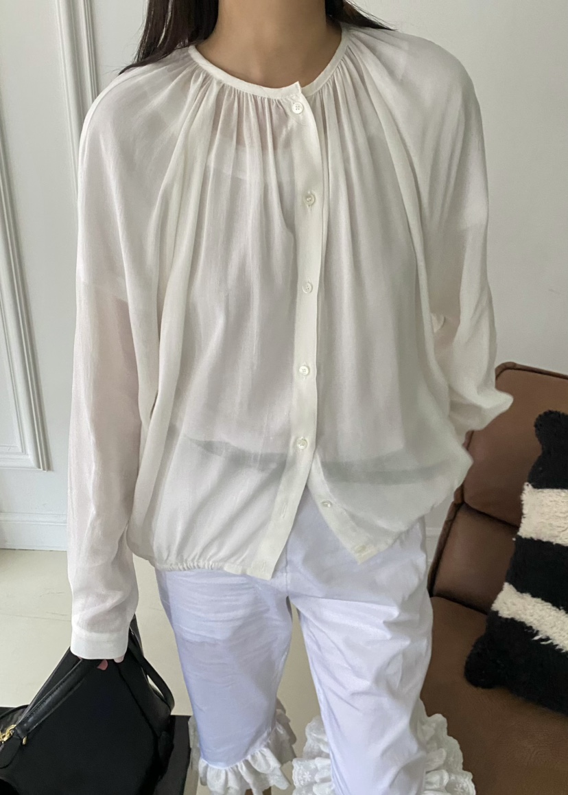 OUPPT韓國直郵女裝新品職業時尚真品推薦人氣休閑襯衫蕾絲衫OUPPT襯衫/蕾絲衫圖色1