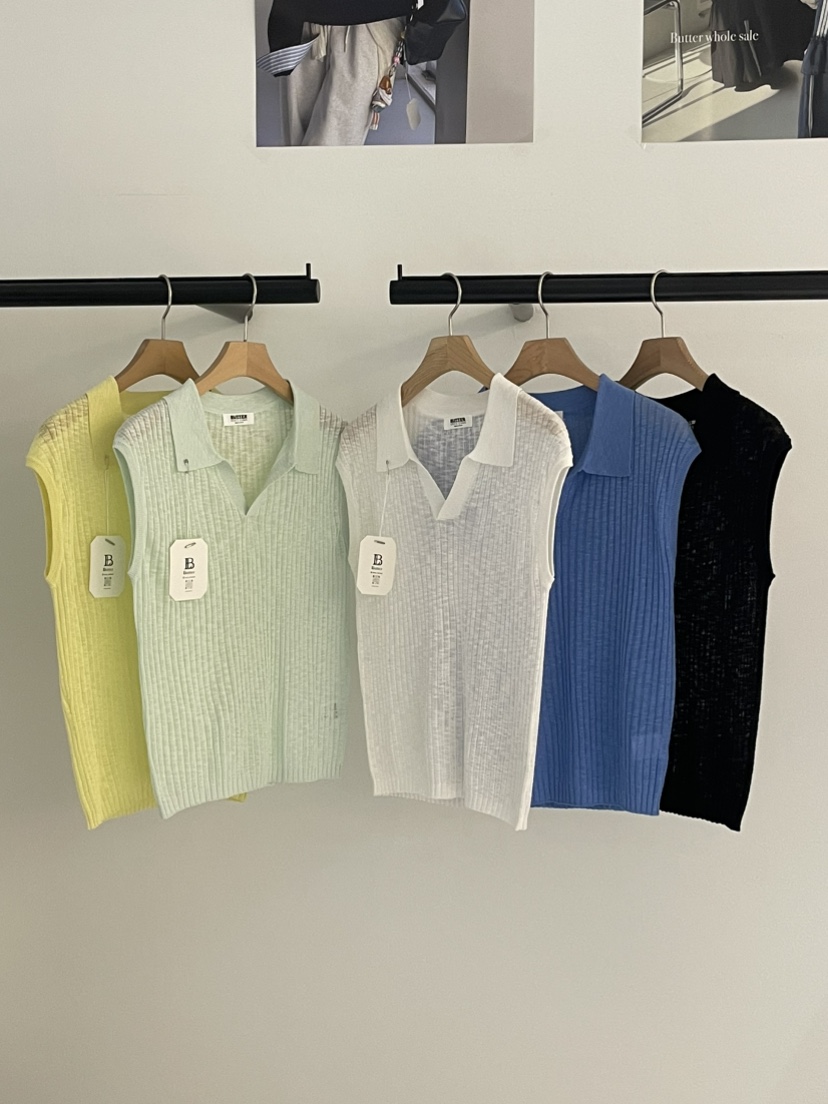 BUTTER-P韓國代購女裝新品休閑時尚26春夏推薦熱賣吊帶背心BUTTER-P吊帶/背心