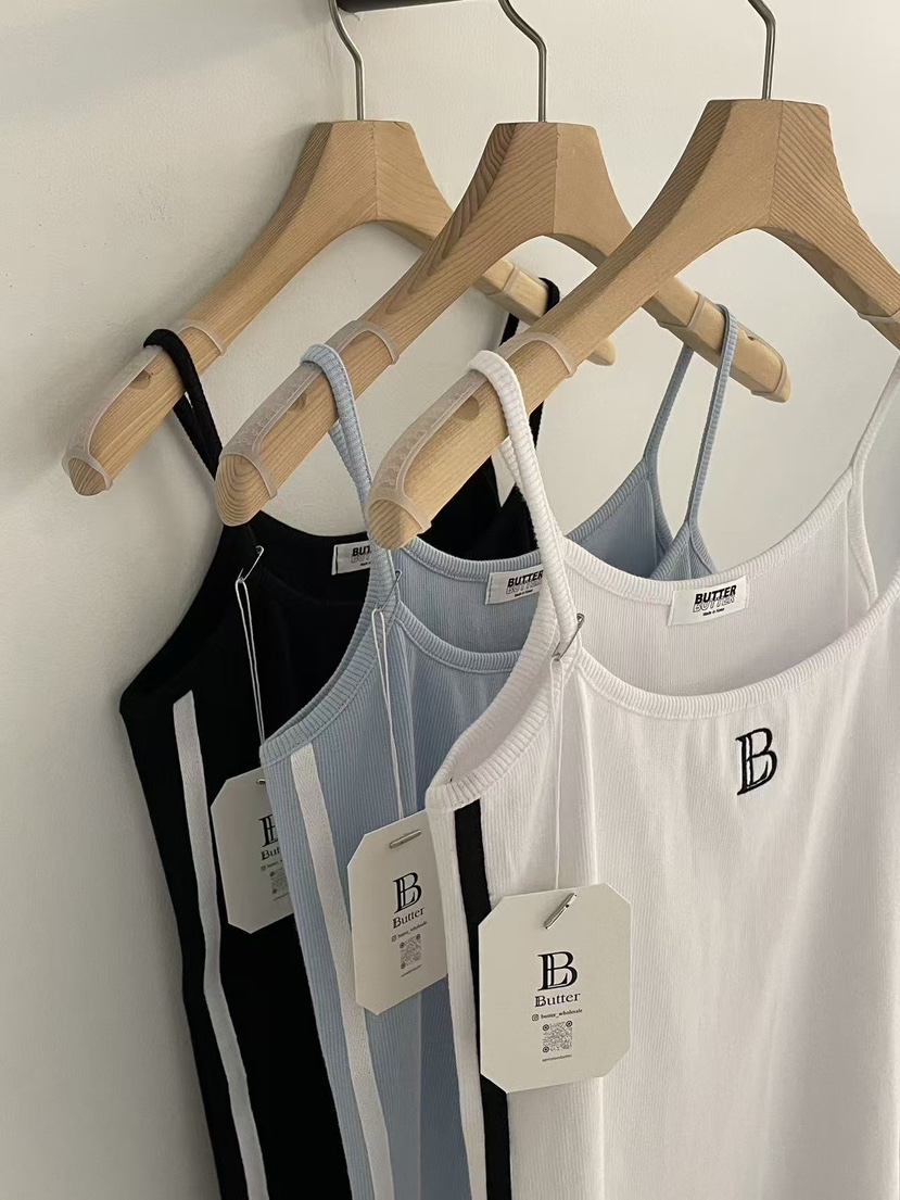 BUTTER-P韓國代購女士新款熱賣推薦休閑職業真品吊帶背心BUTTER-P吊帶/背心