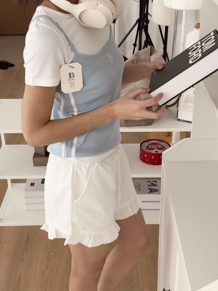 BUTTER-P韓國代購女士新款熱賣推薦休閑職業真品吊帶背心BUTTER-P吊帶/背心