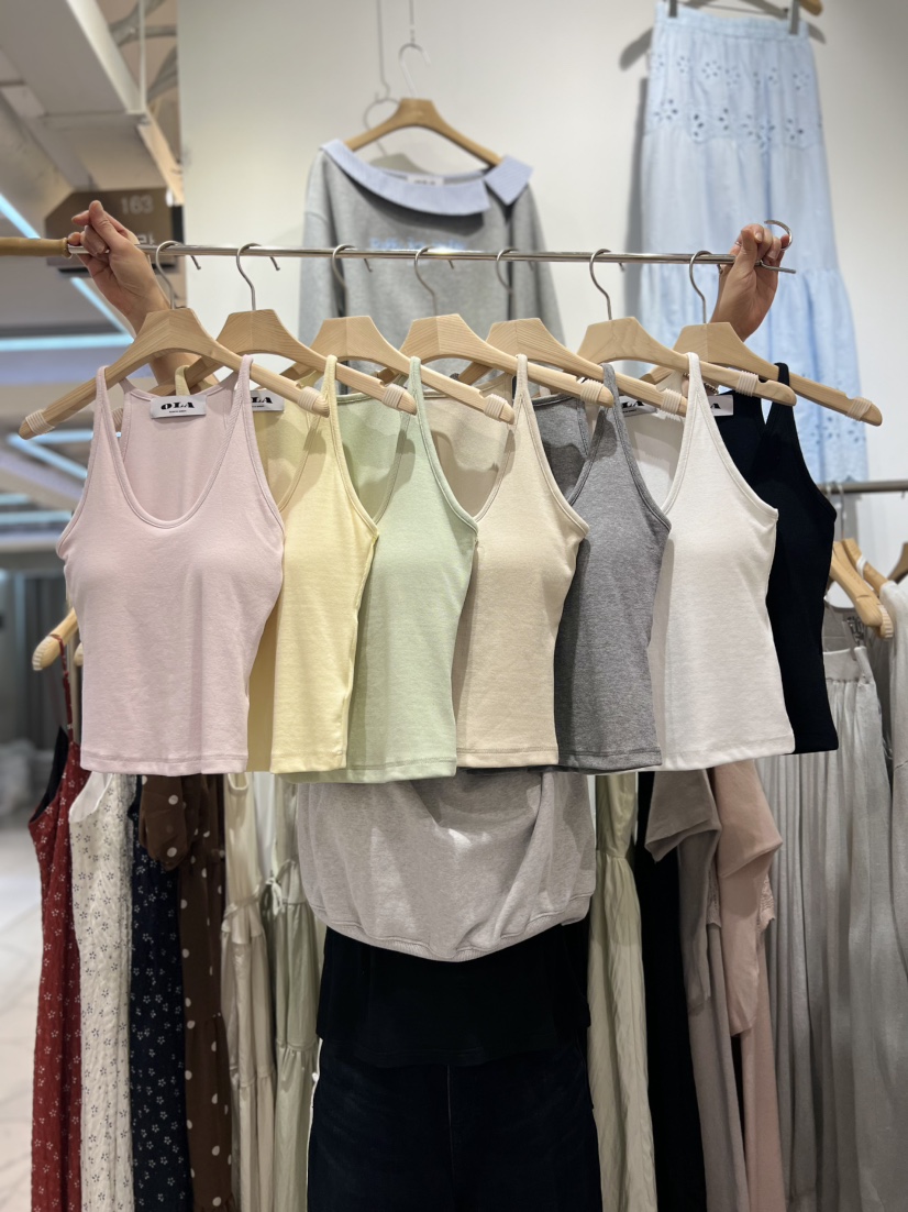 OLA東大門實拍女士新款26春夏人氣時尚熱賣真品職業吊帶背心mellor/OLA吊帶/背心