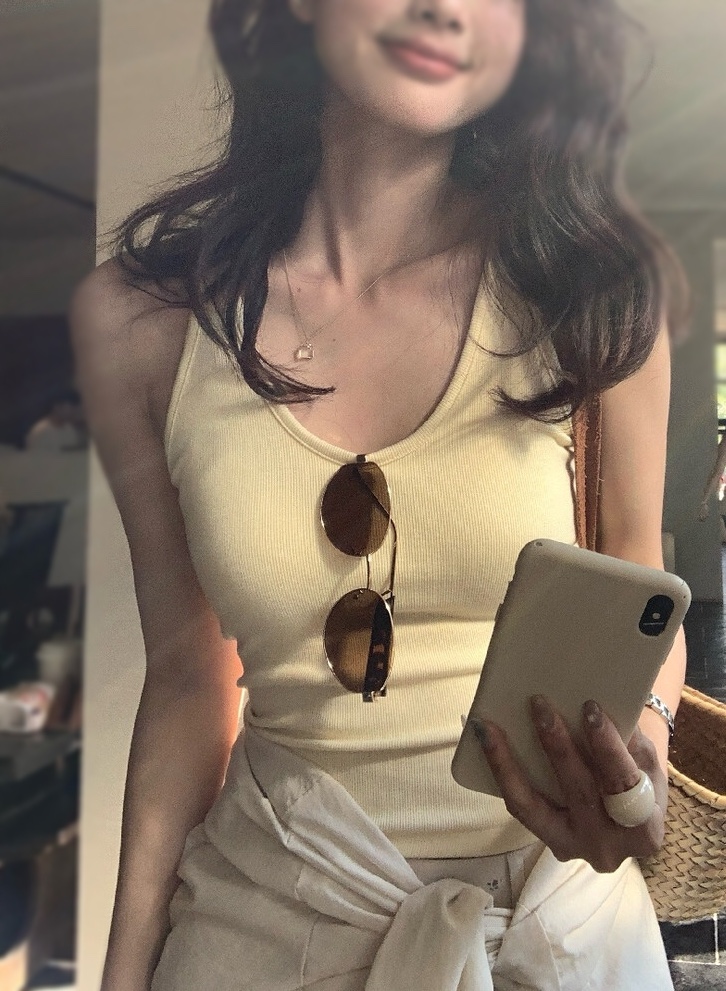 OLA東大門實拍女士新款26春夏人氣時尚熱賣真品職業吊帶背心mellor/OLA吊帶/背心