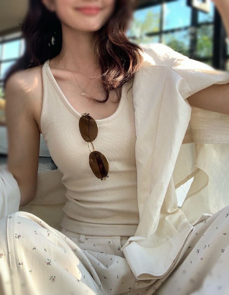 OLA東大門實拍女士新款26春夏人氣時尚熱賣真品職業吊帶背心mellor/OLA吊帶/背心