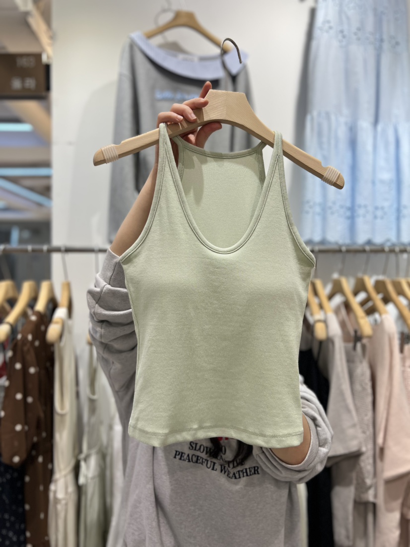 OLA東大門實拍女士新款26春夏人氣時尚熱賣真品職業吊帶背心mellor/OLA吊帶/背心圖色3