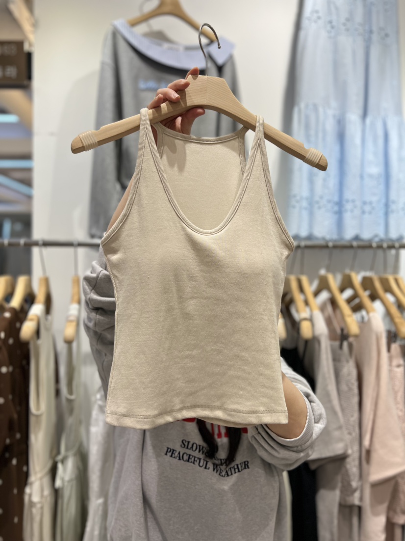 OLA東大門實拍女士新款26春夏人氣時尚熱賣真品職業吊帶背心mellor/OLA吊帶/背心圖色4