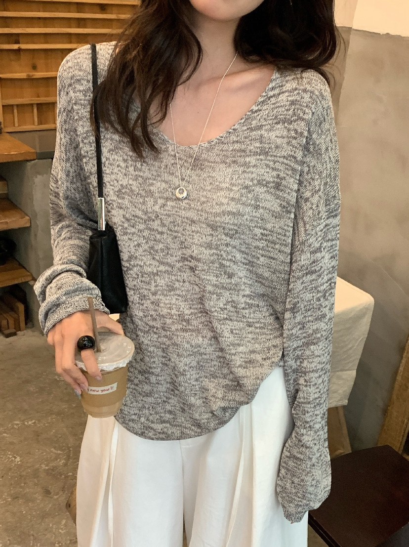 OLA東大門代購女士新品人氣26春夏熱賣真品休閑推薦針織衫mellor/OLA針織衫