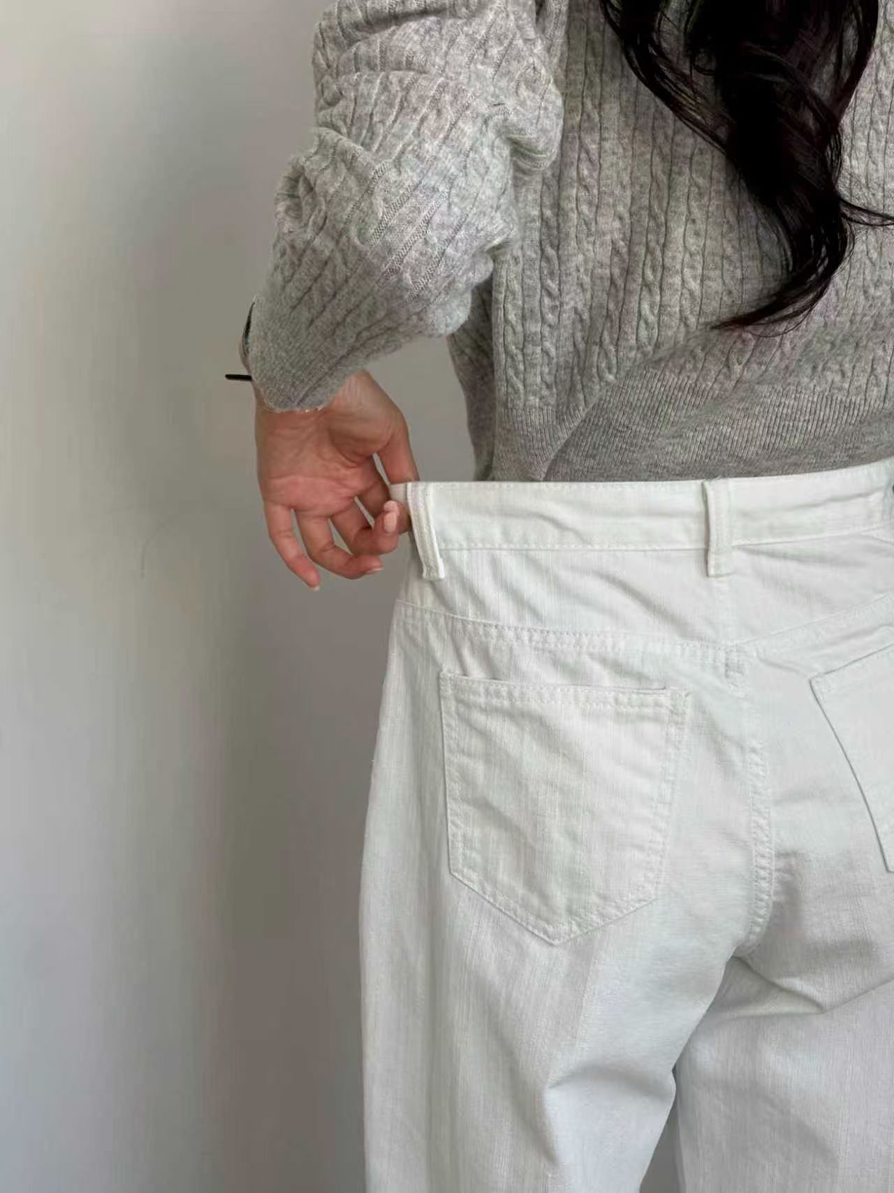 QMARKET東大門直郵女士新品職業真品熱賣推薦休閑26春夏牛仔褲QMARKET牛仔褲