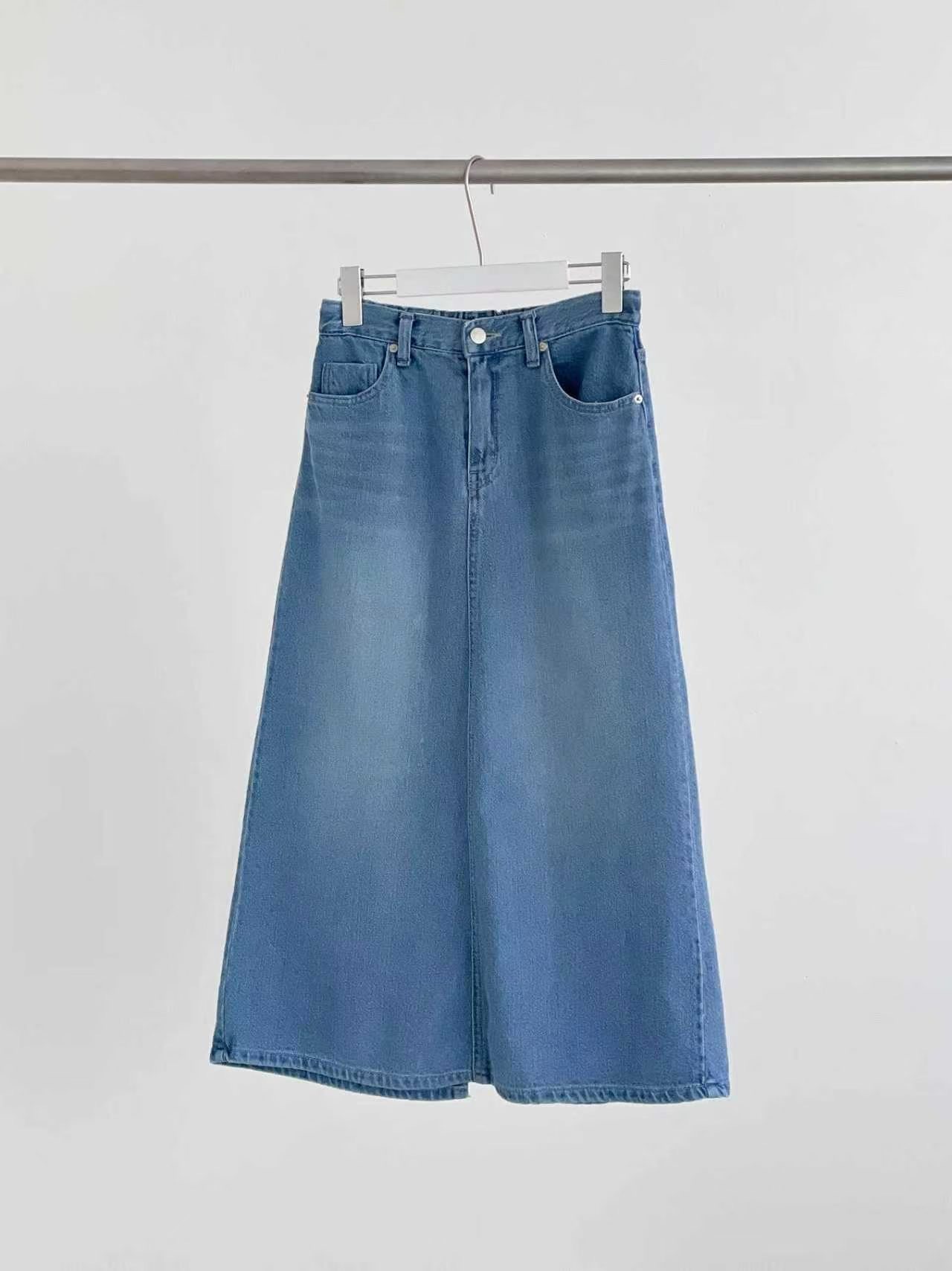 QMARKET東大門代購女裝新品時尚人氣真品休閑職業推薦長裙QMARKET長裙圖色1