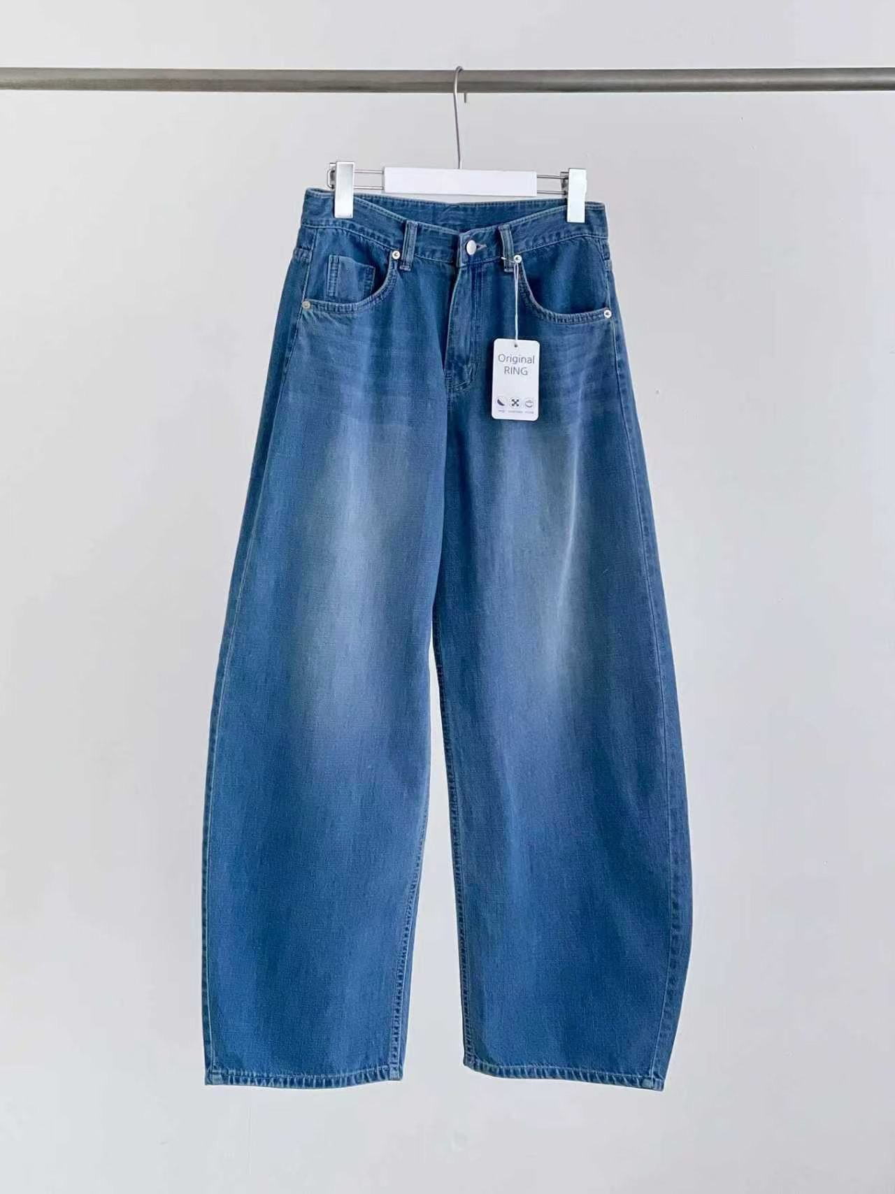 QMARKET東大門實拍女士新款推薦休閑26春夏人氣真品牛仔褲QMARKET牛仔褲圖色1