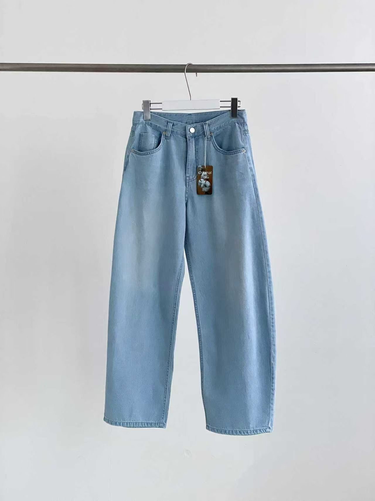 QMARKET東大門實拍女士新款推薦休閑26春夏人氣真品牛仔褲QMARKET牛仔褲圖色2