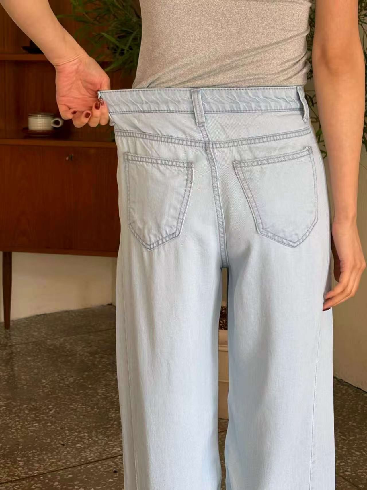 QMARKET東大門直郵女士新品真品推薦熱賣休閑時尚人氣牛仔褲QMARKET牛仔褲