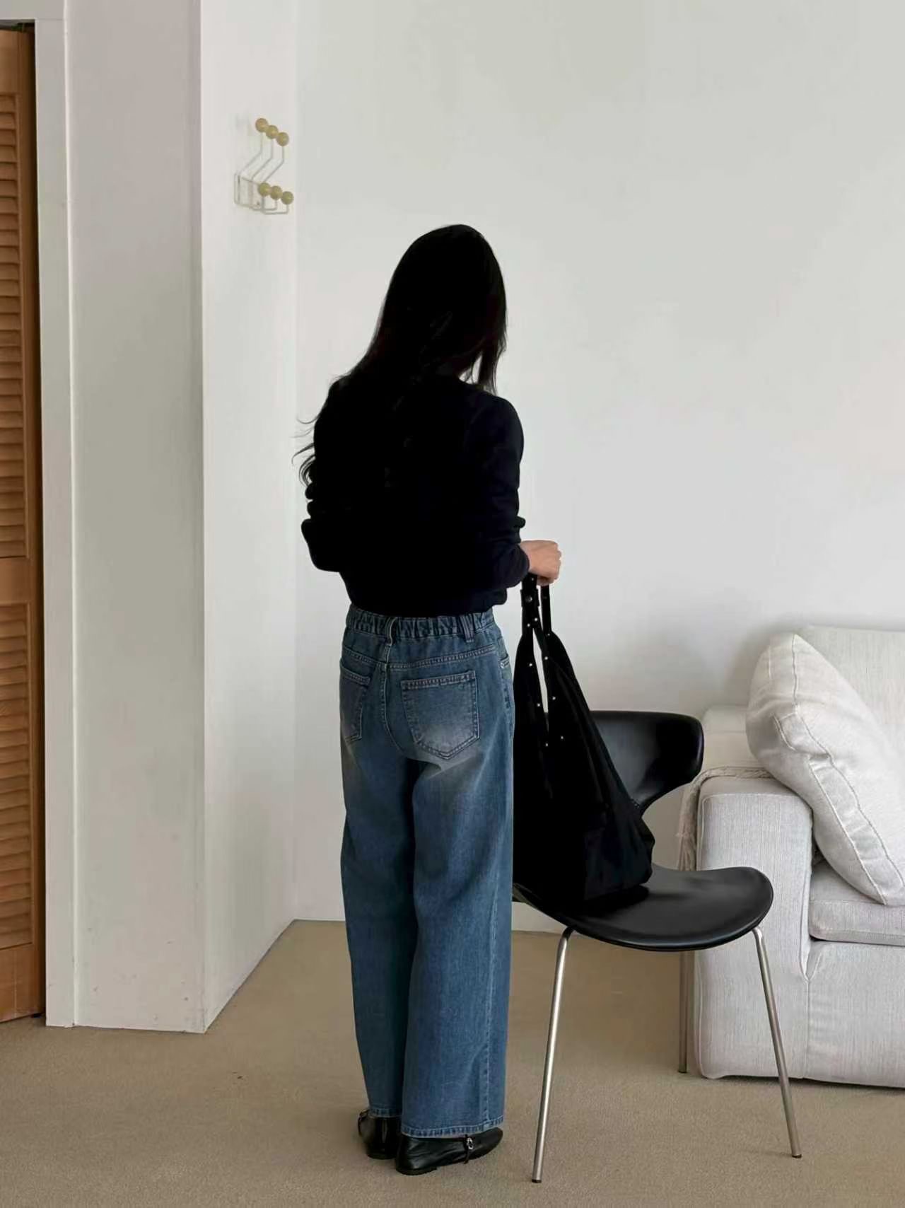 QMARKET東大門直郵女裝新款推薦人氣休閑時尚熱賣真品牛仔褲QMARKET牛仔褲