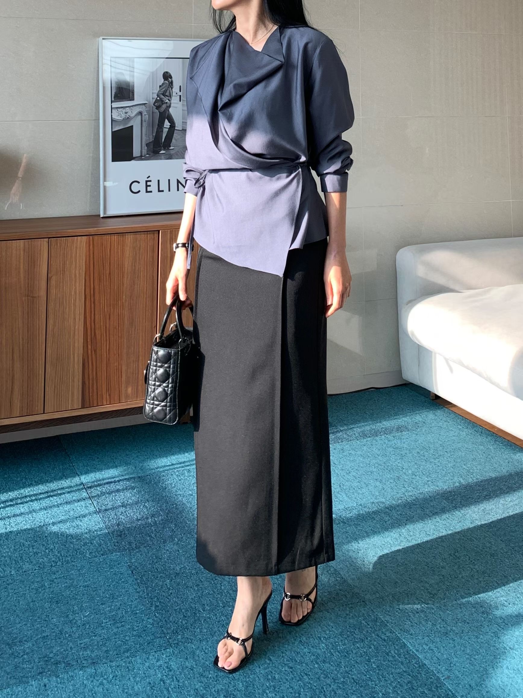 TINT東大門代購女士新品26春夏休閑熱賣時尚人氣襯衫蕾絲衫TINT襯衫/蕾絲衫