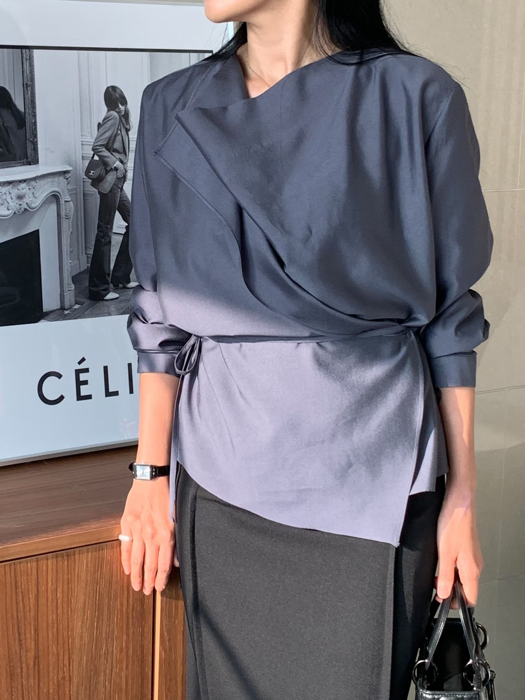 TINT東大門代購女士新品26春夏休閑熱賣時尚人氣襯衫蕾絲衫TINT襯衫/蕾絲衫圖色1