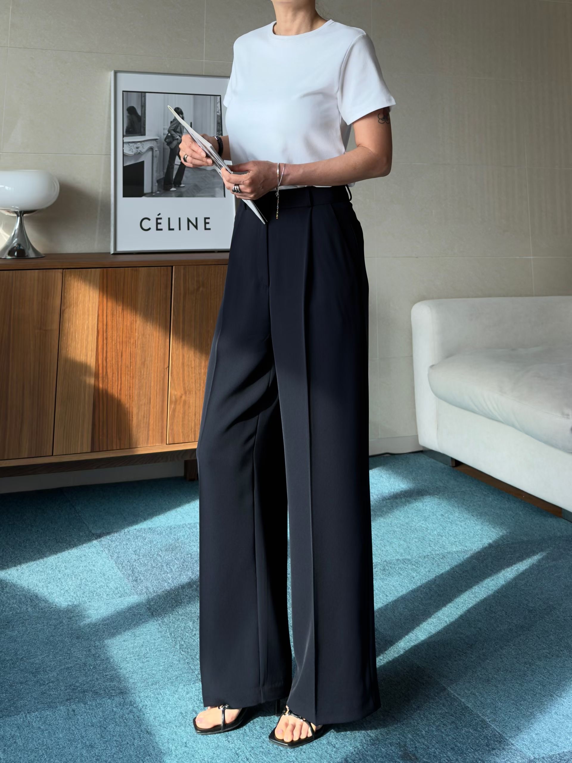 TINT韓國代購女裝新品職業休閑26春夏真品推薦時尚休閑褲TINT休閑褲圖色3