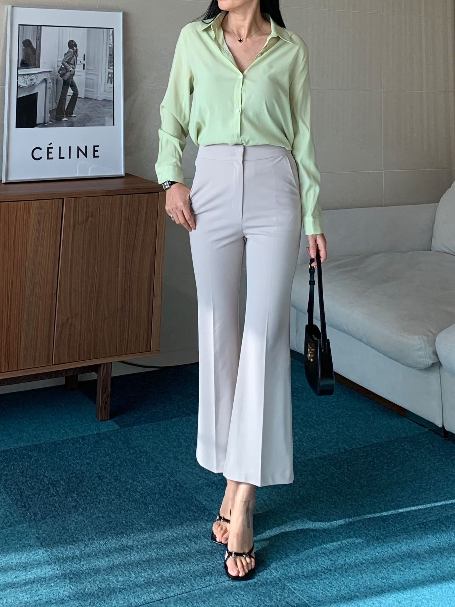 TINT東大門直郵女裝新款人氣職業26春夏時尚熱賣休閑休閑褲TINT休閑褲圖色1