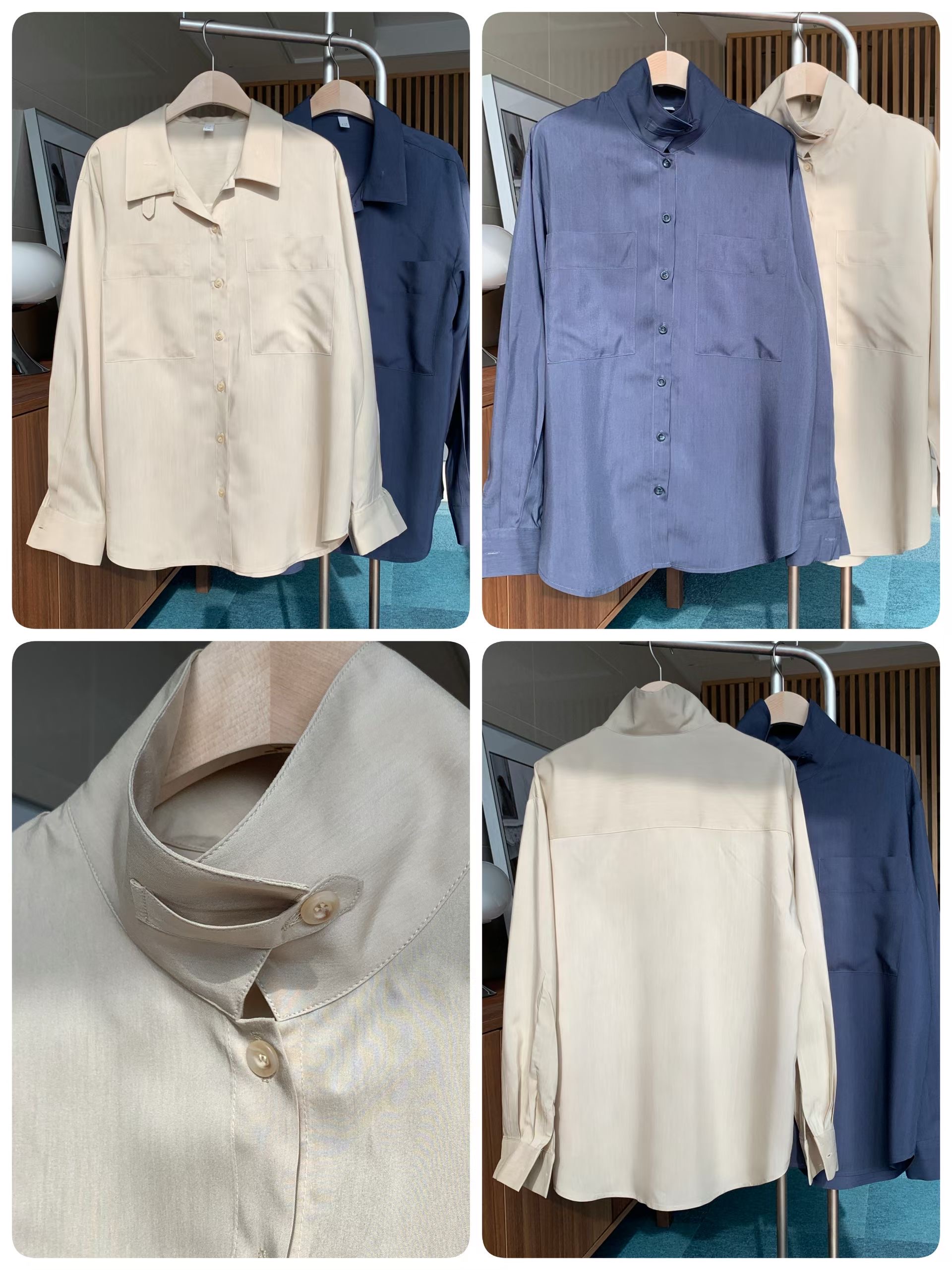 TINT東大門代購女裝新品職業人氣熱賣休閑襯衫蕾絲衫高領TINT襯衫/蕾絲衫