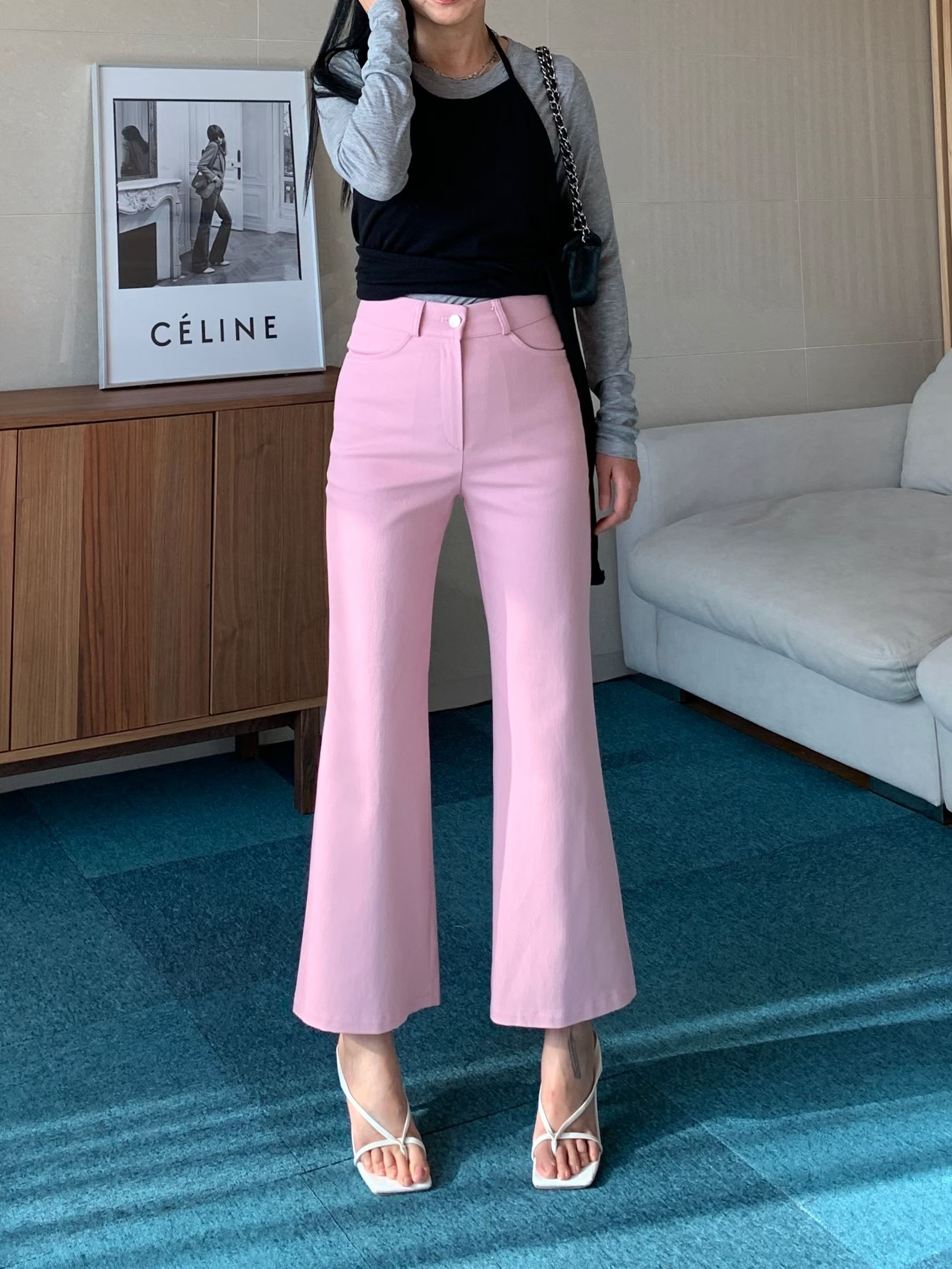 TINT韓國代購女士新款職業時尚熱賣26春夏人氣推薦休閑褲TINT休閑褲圖色1