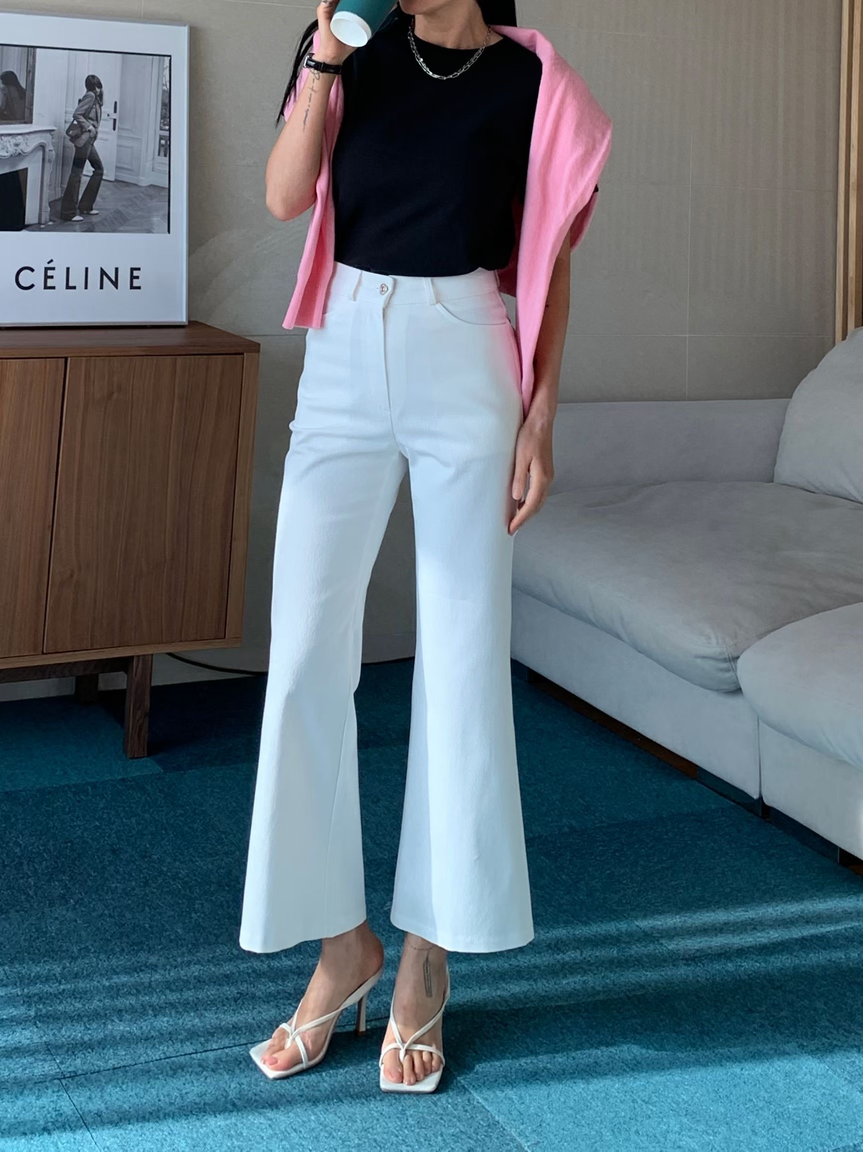 TINT韓國代購女士新款職業時尚熱賣26春夏人氣推薦休閑褲TINT休閑褲圖色2