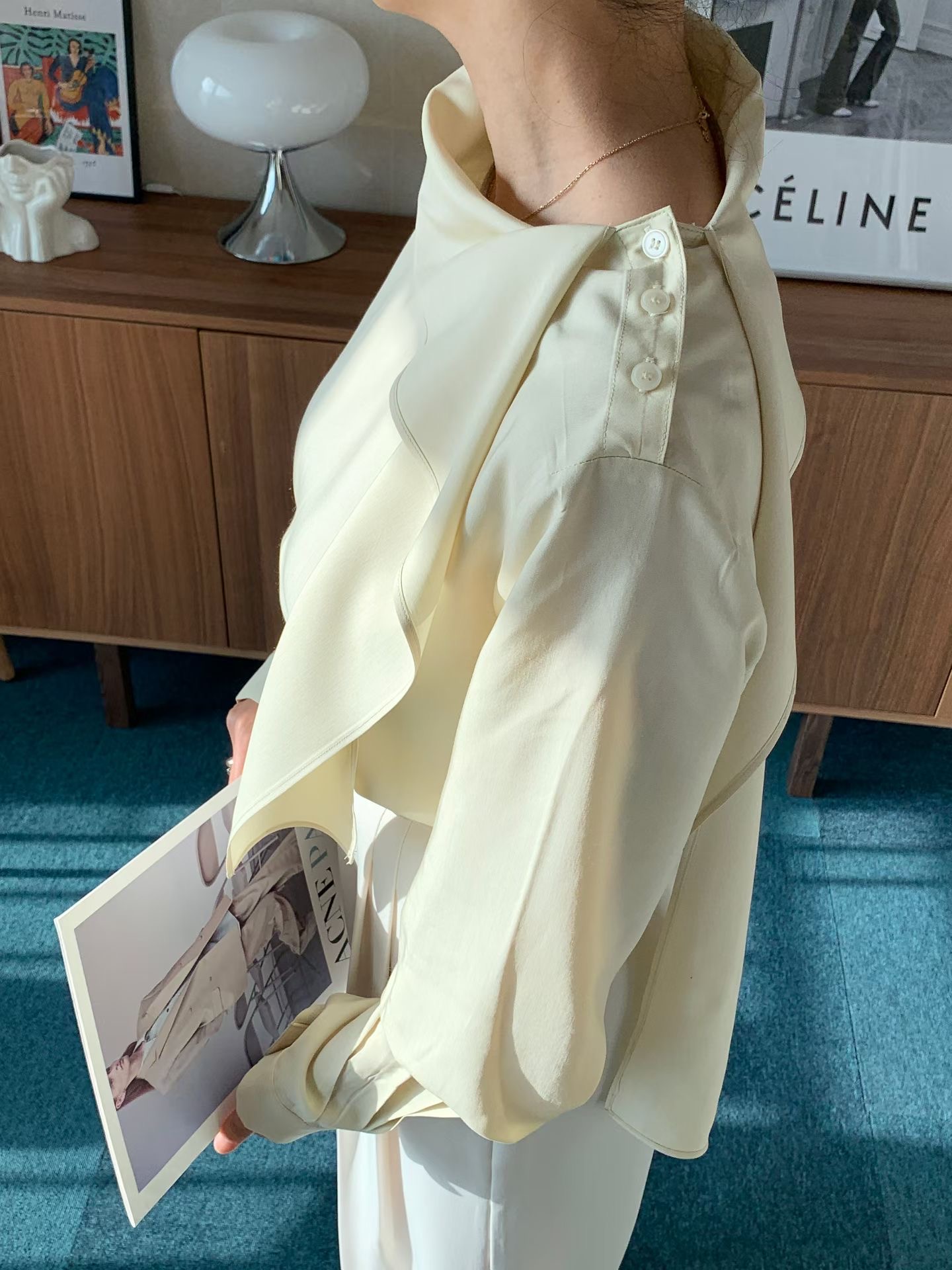 TINT韓國直郵女裝新品26春夏職業真品推薦休閑襯衫蕾絲衫TINT襯衫/蕾絲衫