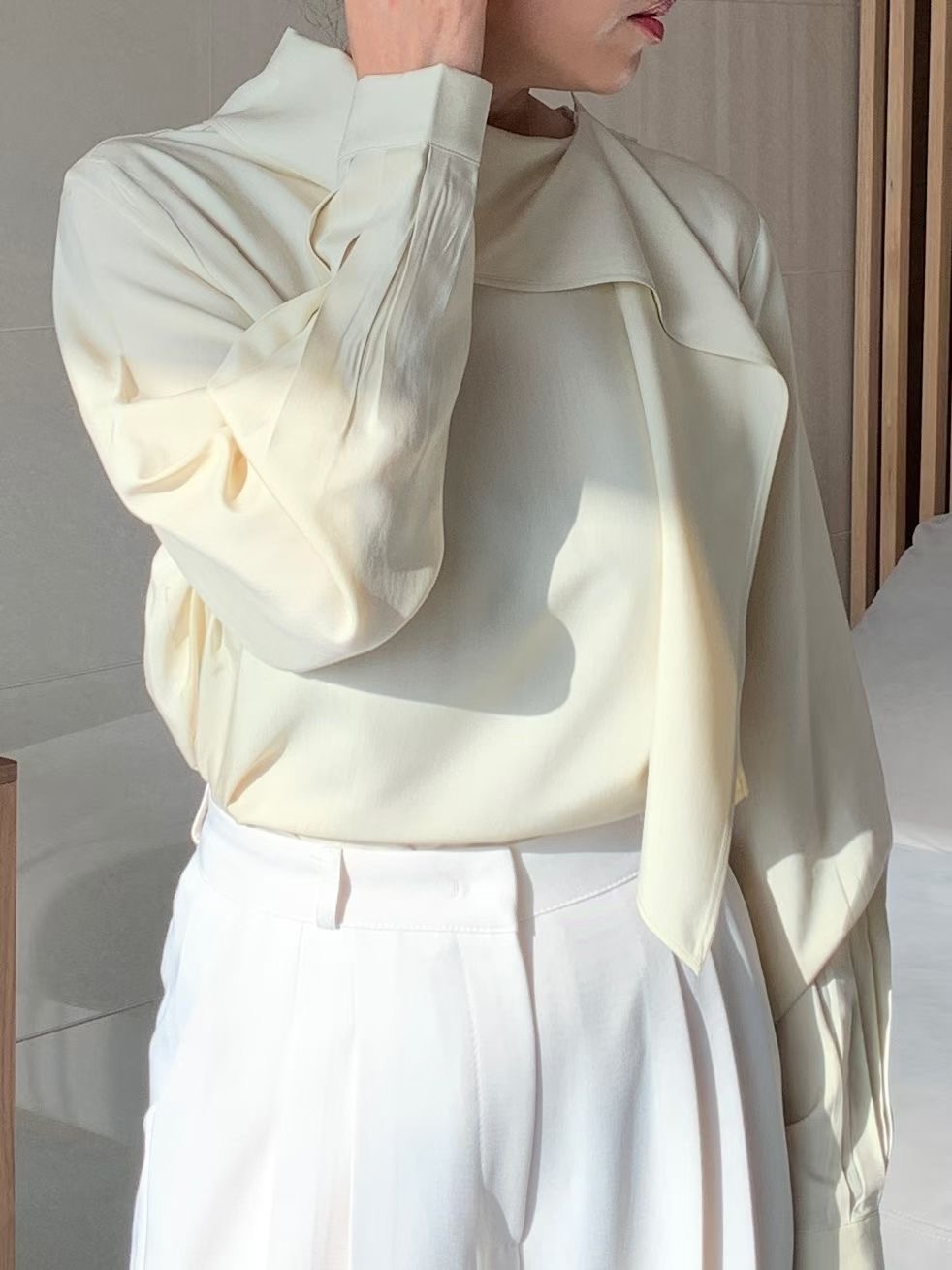 TINT韓國直郵女裝新品26春夏職業真品推薦休閑襯衫蕾絲衫TINT襯衫/蕾絲衫圖色1