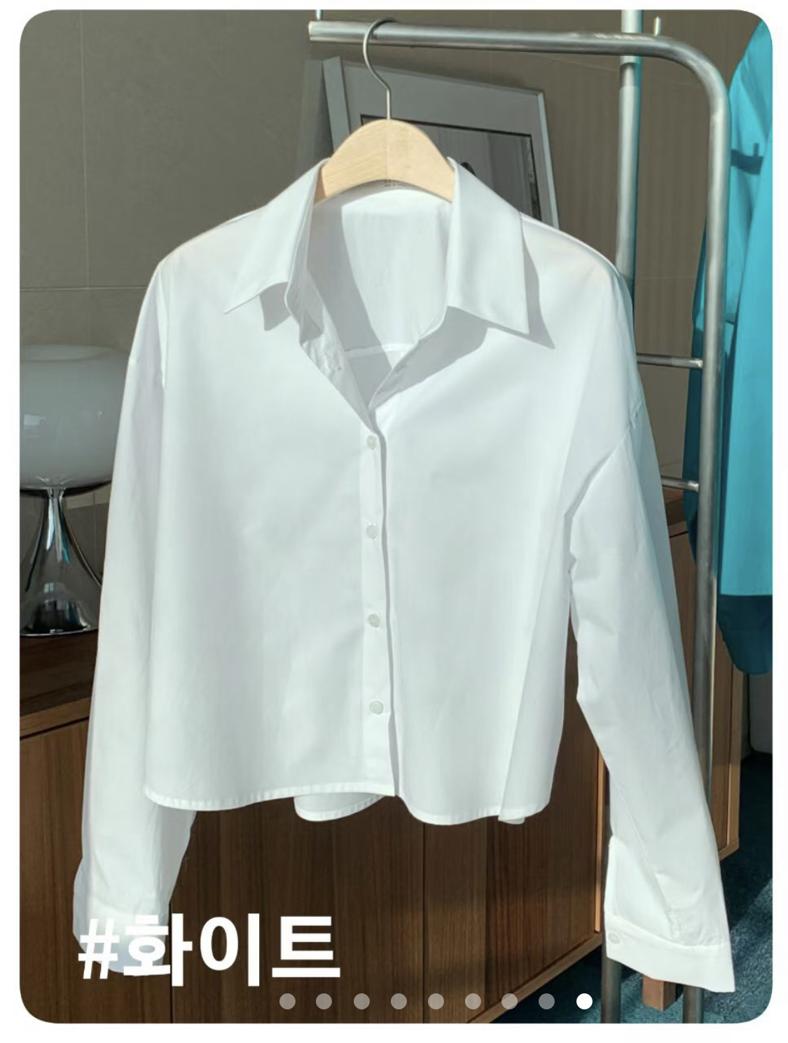 TINT韓國直郵女裝新款26春夏時尚真品職業襯衫蕾絲衫短款TINT襯衫/蕾絲衫圖色3