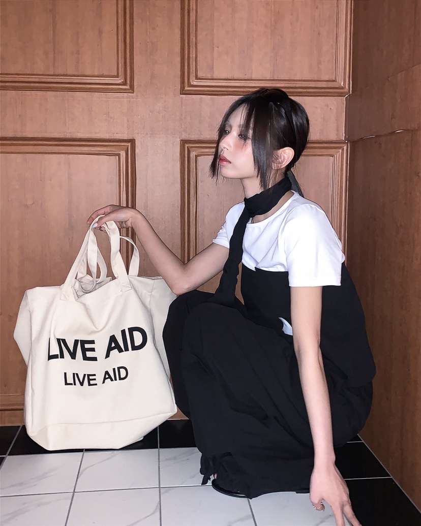 LIVE AID-P韓國直郵女裝新品熱賣職業人氣休閑單肩斜跨包LIVE AID-P單肩/斜跨包
