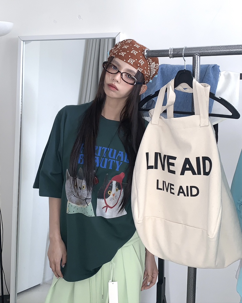 LIVE AID-P韓國直郵女裝新品熱賣職業人氣休閑單肩斜跨包LIVE AID-P單肩/斜跨包